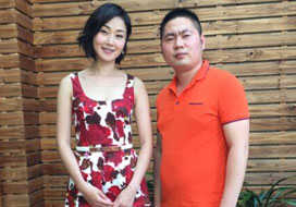 广州欧陆娱乐与明星合影